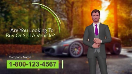 Auto Dealership 3D Avatar Video HD